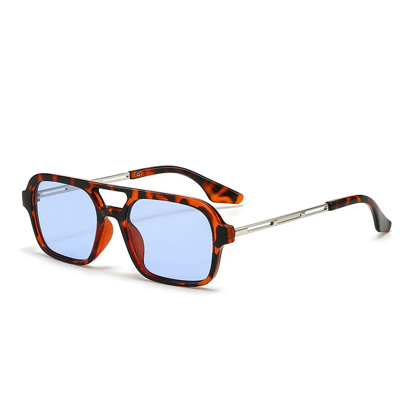 Óculos de Sol Retangular Acetato Cool - Hortência