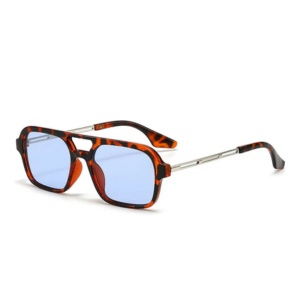 Óculos de Sol Retangular Acetato Cool - Hortência
