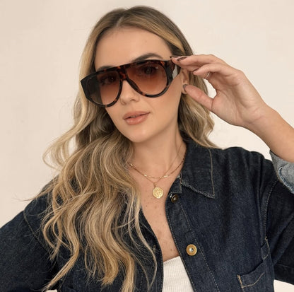 Óculos Feminino Acetato Grande Máscara - Yasmin